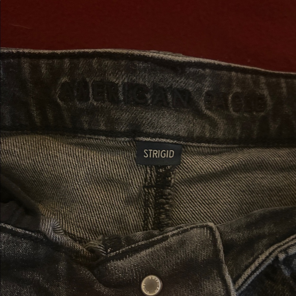 American Eagle Outfitters Men's Dark Gray Jeans